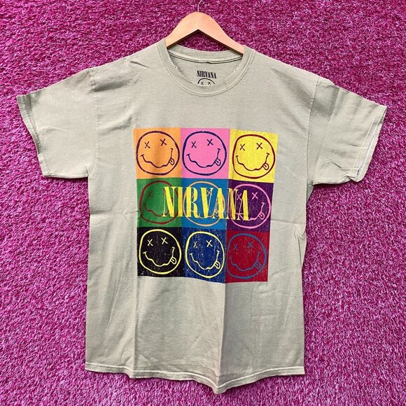 Nirvana Nevermind Pop Art Grunge Tshirt size Medium - Picture 1 of 4